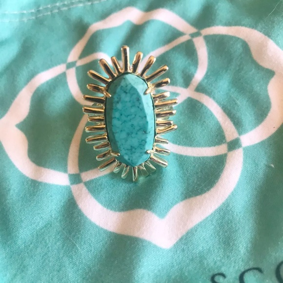 Kendra Scott Jewelry - Kendra Scott 14k Gold Owen Ring Turquoise